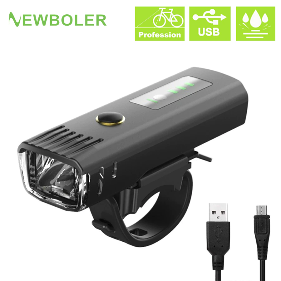 NEWBOLER Flashlight Lantern Bicycle Bike Induction Rechargeable Lumen German-Standard
