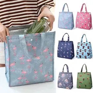 Cold-Bags Tote Insulation Flamingo Convenient Waterproof Cute Oxford New Fresh Cuctas