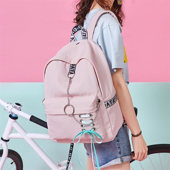 Girl Schoolbag Backpack Teenage Fashion Students Mochila Laptop Pink for Women Infantil