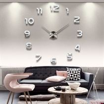 Clock Stickers Watch Mirror Quartz-Needle Horloge Acrylic Home-Decoration Living-Room