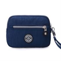 Purse Clutch-Bag Shoulder-Bag Wristlets Pockets-Style Nylon Small Zipper Soft Waterproof