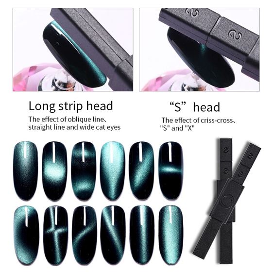 Magnet-Nail-Stick Nail-Art-Tips-Tool Manicure Uv-Gel-Polish Cat-Eyes-Effect Design Strong