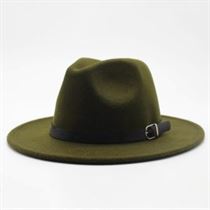 Ozyc Jazz Hat Fedoras-Top Bowler-Hats Round-Caps Woolen Autumn American Women Ladies