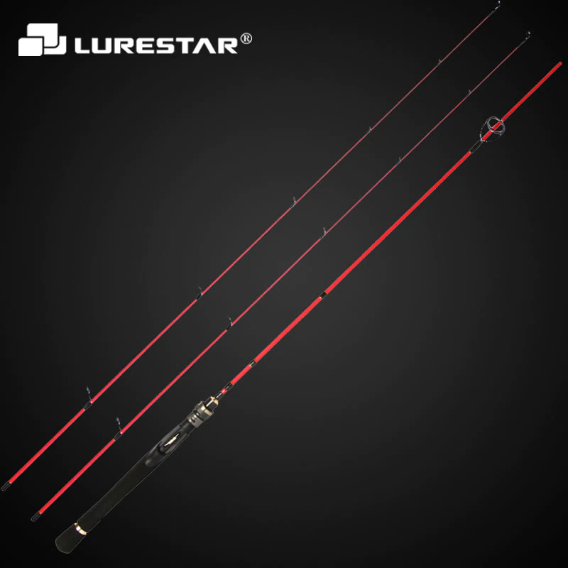 Lurestar Jigging Fishing-Rod Medium 2-Sections Ul/l-Tips Carbon