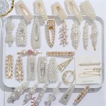 2/4/3/5pc-hairpins Headdress-Accessories Barrette Bobby-Pin Styling-Tools Pearl Beauty