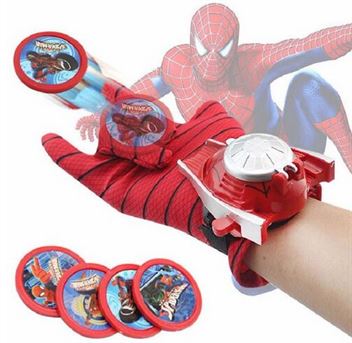 Glove Toy Costume Emitter Launchers Gift Batman Kids Spiderman Cosplay Halloween
