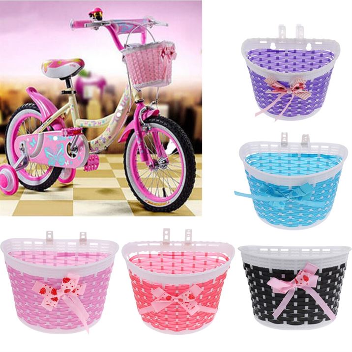 Bike-Handlebar-Case Front-Basket Bicycle Cycling-5-Color Girls Kids Children Stabilizers