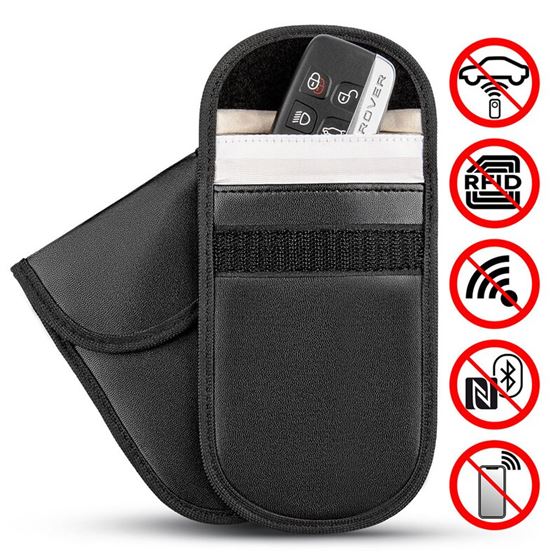 Case Fob-Pouch Cage Blocking-Bag Faraday-Bag Anti-Theft-Bag Signal-Blocker RFID Keyless