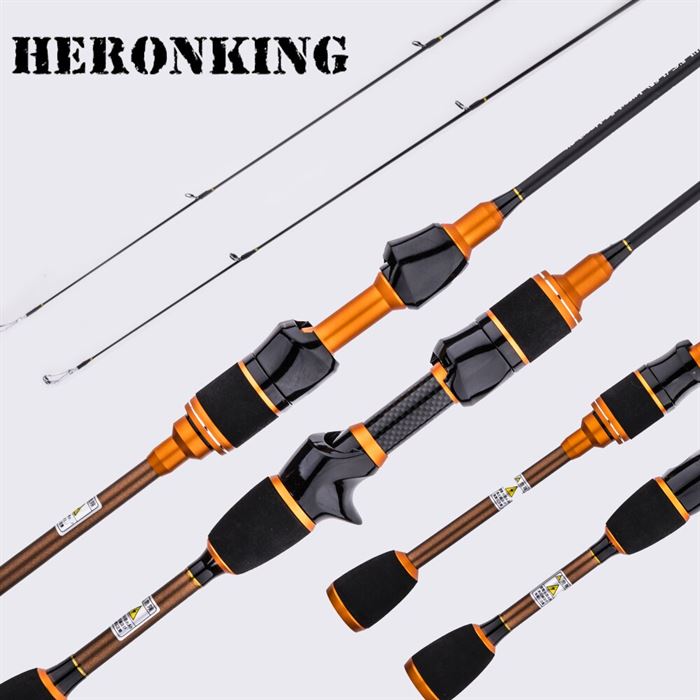 Heronking Spinning-Rod Casting Ultralight Carbon-Ul Vara-De-Pesca
