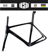 New arrivals OEM road bike frame with UD finish with free shipping carbon bicycle frame
