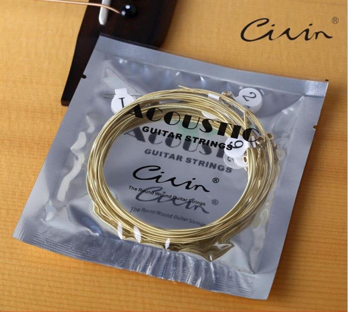 Acoustic Guitar String Musical-Instruments Hexagonal Steel Brass Universal 6pcs/Set