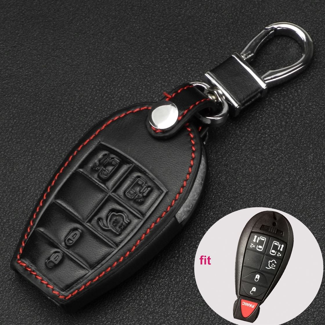 Jingyuqin Case Skin-Cover Country Smart-Keyless-Case Chrysler Town Remote-Key-Fob Grand