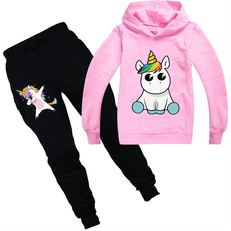 Unicorn Hoodies Kids Sweatshirts Fashion Kids Hooded T Shirt Baby Toddler Girls Coat Kids Clothes Boys Casual Tees Sportswear