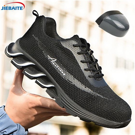 Work Safety Shoes Lightweight Steel Toe cap Indestructible Shoes Men Women Work Safety Boots Breathable Male Shoes