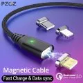 PZOZ 1M 2M Magnetic Cable Micro usb Type C Fast Charging Microusb Type-C Magnet Charger