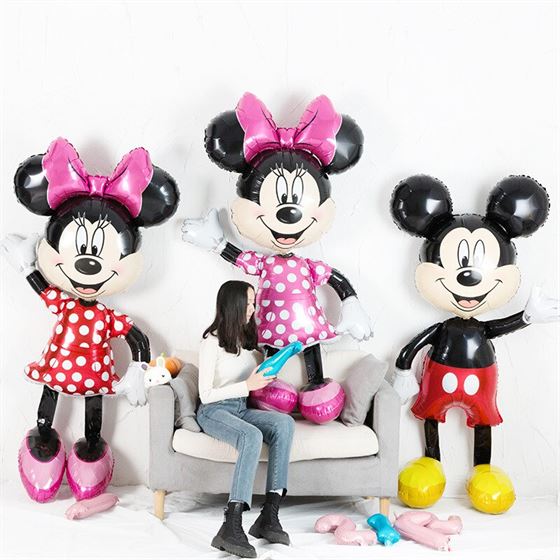 Balloons Balons-Toys Mouse-Foil Globos Birthday-Party-Decoration Baby Shower Mickey Minnie