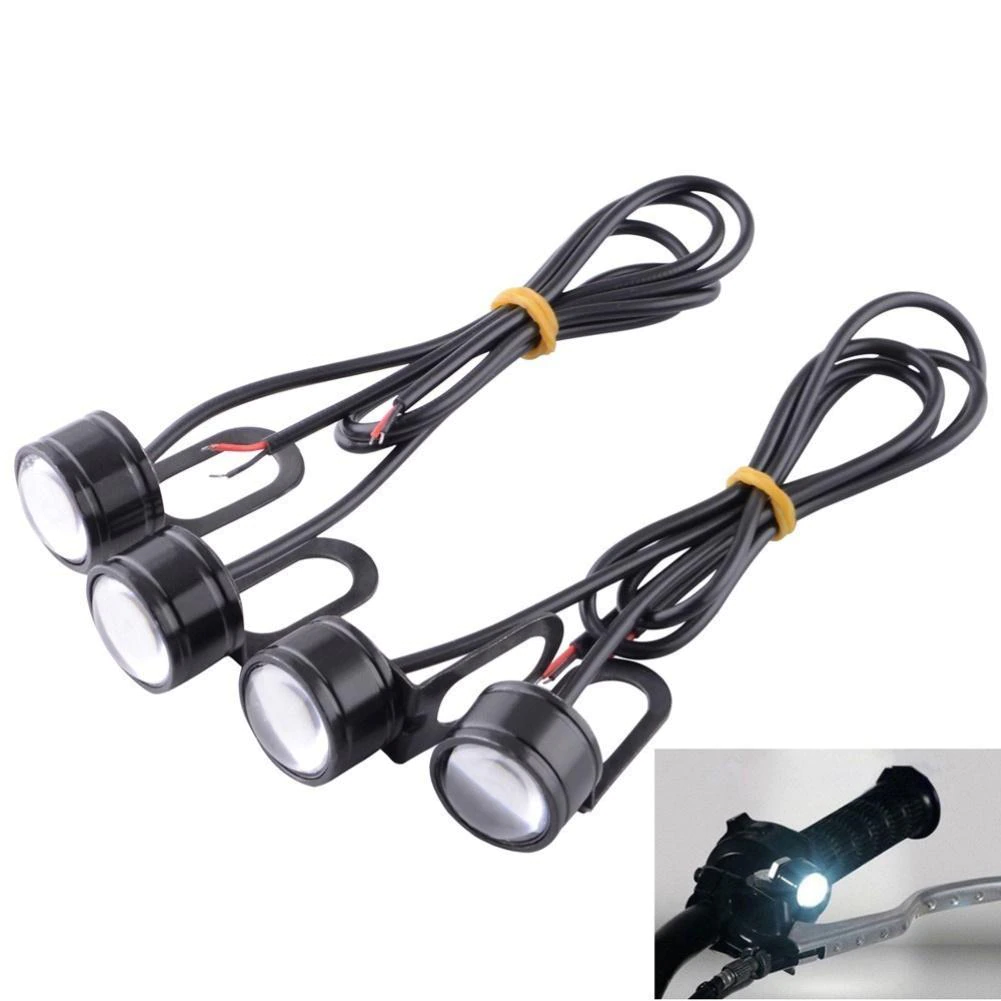 2Pcs 5630 SMD LED Motorcycle Handlebar Spotlight Headlight Driving Light Lamp