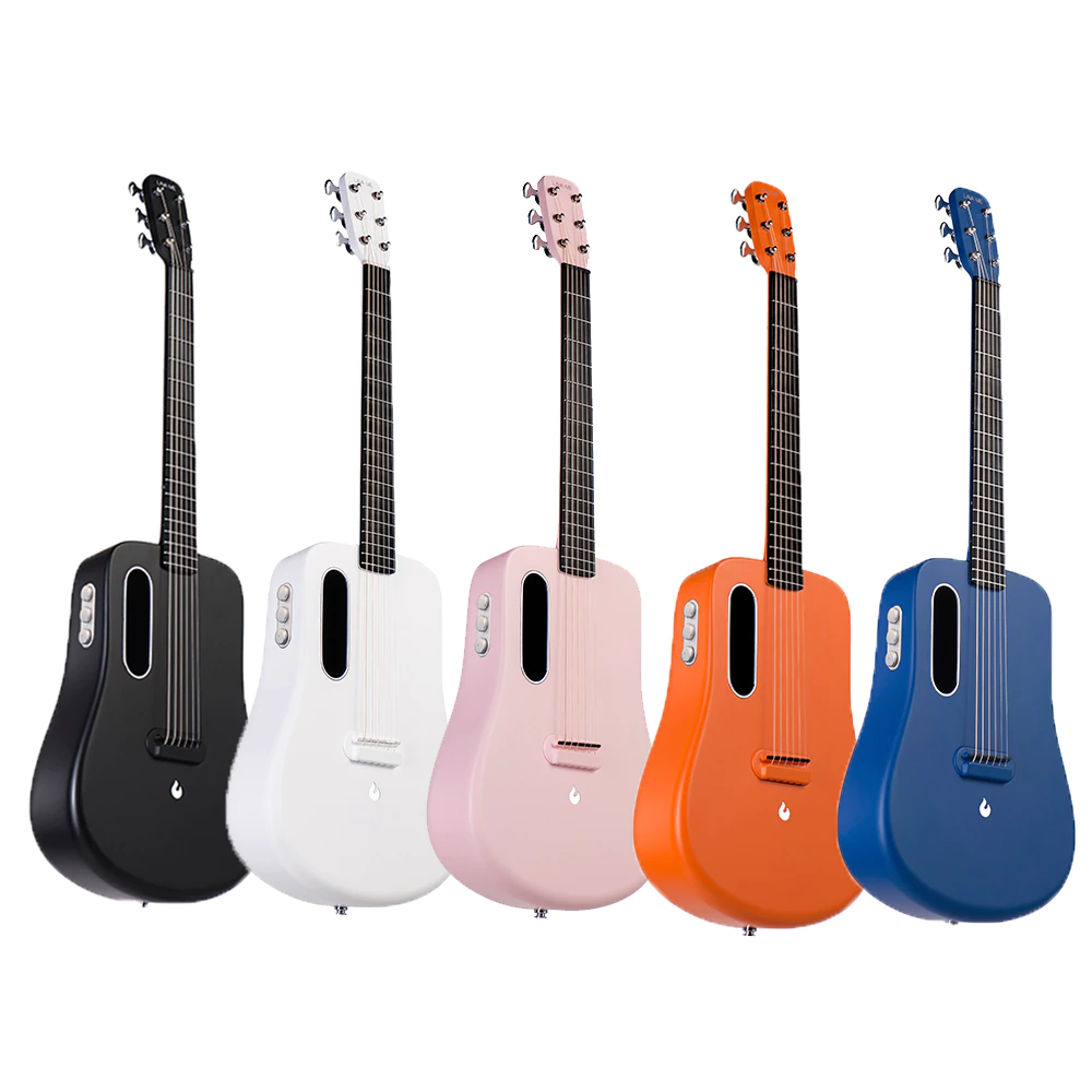 LAVA ME 2 Acoustic Electric Guitar 36 inch Travel Guitar Freeboost Guitar Carbon Fiber Beginner Acoustic Guitar With Bag
