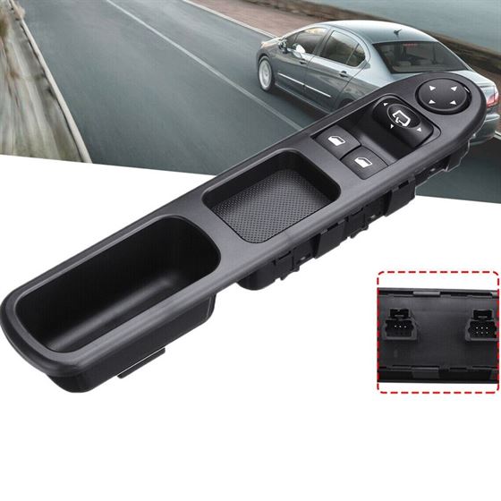 Front Left Master Power Window Switch for Peugeot 307 2000-2005 96351622XT 6554.E4