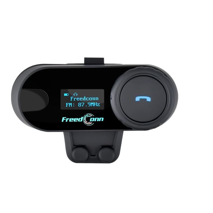 Freedconn Intercom Wireless Bluetooth-Headset Motorcycle-Helmet Waterproof FM LCD