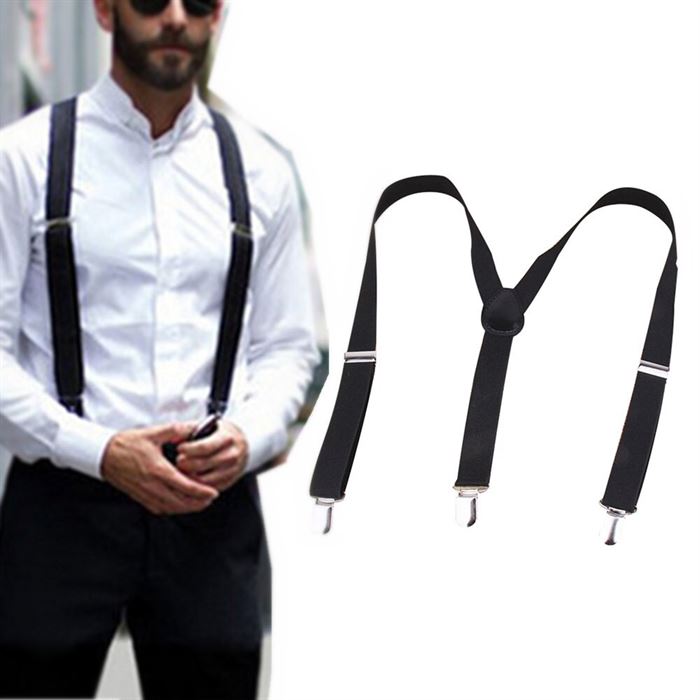 Pants Suspenders Clothing Braces Adjustable Elastic Y-Shape Belt Hotclip-On Womens Unisex