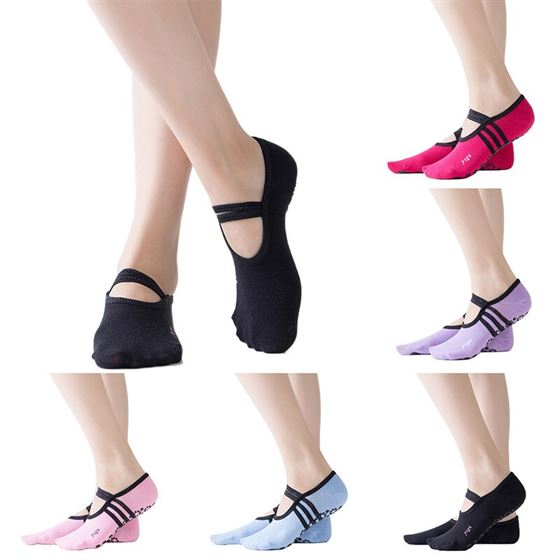 Socks Ankle-Sneakers Dance Anti-Slip Pilates Help Yoga Cotton Women's Ballet Professional