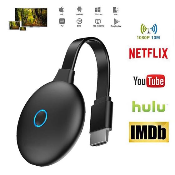 Streamer TV Dongle-Receiver Tv-Stick Wifi-Display Chromecast Hdmi-Media-Video Digital