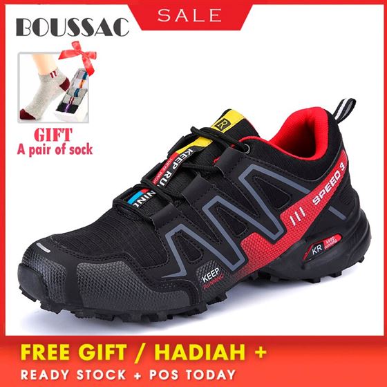 BOUSSAC Shoes Trekking Boots Walking-Sneakers Mountain-Sport-Shoes Climbing Non-Slip