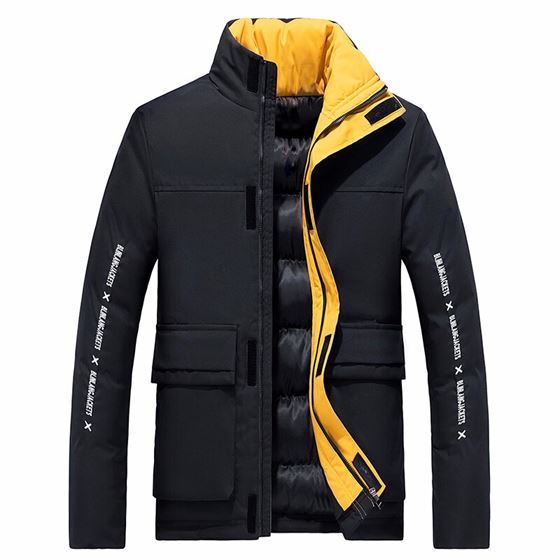 Jacket Men Outwear Parkas Warm Thick Winter Cotton Waterproof Casual Fashion Windproof