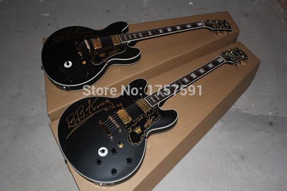 Electric-Guitar-B.b.king-Signature Black Chinese-Factory Paint/matt-Finish Wholesale
