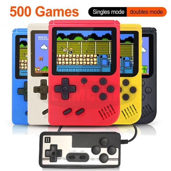 Console Handheld Player Video-Game Retro for Kids Gift 500-In-1