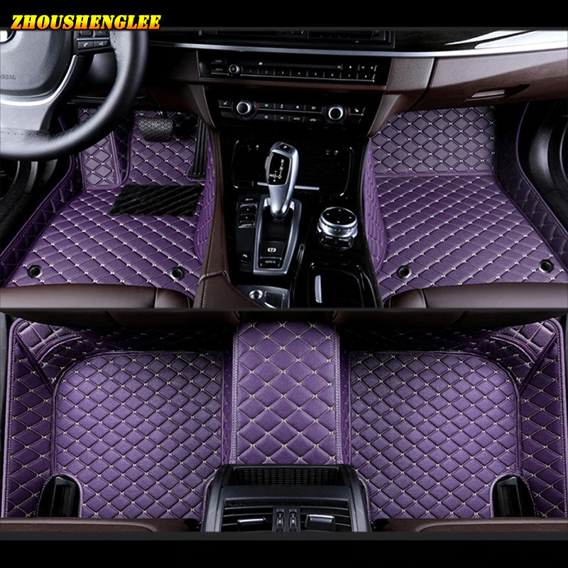 zhoushenglee Custom car floor mats for Jaguar I-PACE XJ XK XF XE XJL XJ6 XJ6L F-PACE