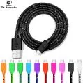 Nylon Braided Micro USB Cable 1m/2m/3m Data Sync USB Charger Cable For Samsung HTC Huawei