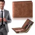 Money Purse Card-Holder Coin-Bag Short Zipper Fashion Men