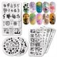 Stamping-Plates Pumpkin Image-Lace-Stamp Flowers Nail Geometry-Pattern Pict You Animal