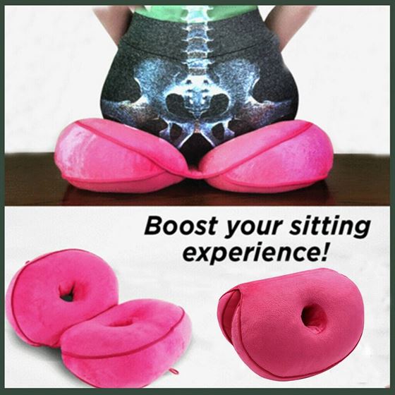 Seat Cushion Orthopedic-Sponge Sitting Floor Folding Plush Breathable Dual Massage-Chair