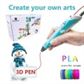 New 3D Pen LED Screen DIY 3D Printing Pen 72m ABS Filament Creative Toy Gift For Kids