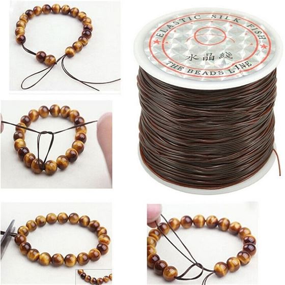 Crystal Bracelets Cords-Line Beading-Cord Thread-String Necklace Diy Jewelry-Making Stretch