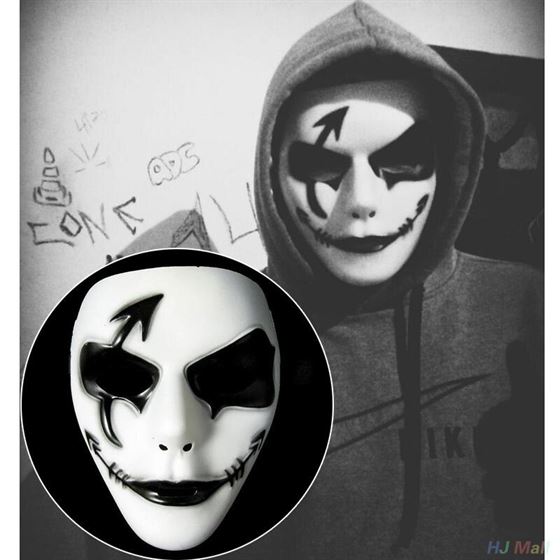 Props Mask Dance-Supplies Street-Dress Performance Masquerade Halloween Show Adult Hand-Painted