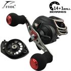 14+1bb 6.3:1 Metal Bait Casting Fishing Reels Water drop wheel low profile reel Feeder Fishing Reel BaitCasting Reel shimano(China)