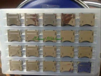 [25PCS/ LOT] For NEW 3DS LL 3DS XL Games repair part game socket SD Card Slot Socket Replacement(China)