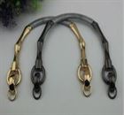 (6 PCS/lot) metal plating processing leather handbag shoulder appliance with holding the handle link buckle decorative accessori
