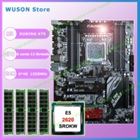 !!Runing Super ATX X79 LGA2011 motherboard 8 DDR3 DIMM slots max 8*16G memory Xeon E5 2620 SROKW CPU 16G (4*4G)1333MHz DDR3 RECC(China)