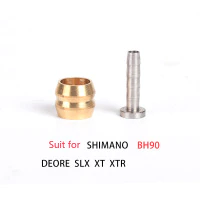 10 pairs Bicycle Brake Hose MTB Bike Hydraulic disc brake Olive Connect Insert for shimano BH90 Hydraulic disc brake cable