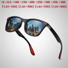 -0 to -6.0 Diopter Prescription Glasses Sunglasses For Nearsighted Men Women Square Finished Myopia Men's Polarized Sunglasse NX