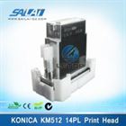 100% Original&Brand New solvent printer konica 512 14pl printhead for digital machine jhf vista/leopard/allwin(China)