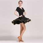 -116 Latin Dance Costume Rumba Samba Cha Cha Dancing Dress Women Lady Dancewear Ballroom Costume Evening Party Dress(China)