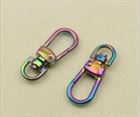 (10 pieces/lot) luggage hardware accessories shoulder strap chain link cool color opening spring hook buckle keychain(China)