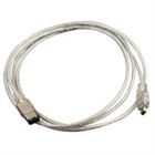 1.5m/5ft Firewire IEEE 1394A 4 Pin to 6 Pin Male to Male Lead DV Out Cable Adapter