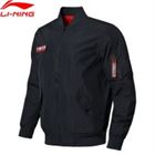 (Clearance)Li-Ning Men The Trend Sports Jacket 100% Polyester Regular Fit Stand Collar LiNing Sport Coat AJDN133 MWJ2539